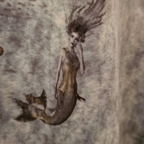 Silky Strappy Ocean print tank - Picture 4 of 5